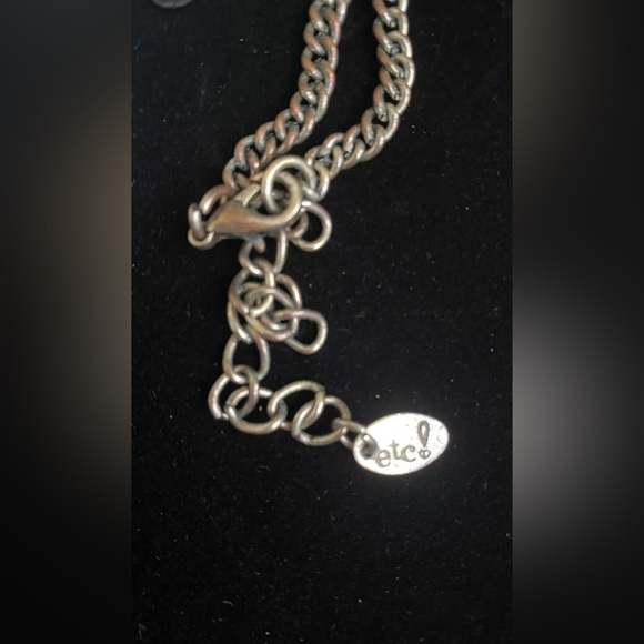 Turquoise Cross Western Style Necklace - Picture 3 of 4